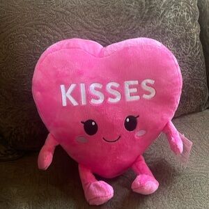 Valentine Heart shaped Kisses Plushie